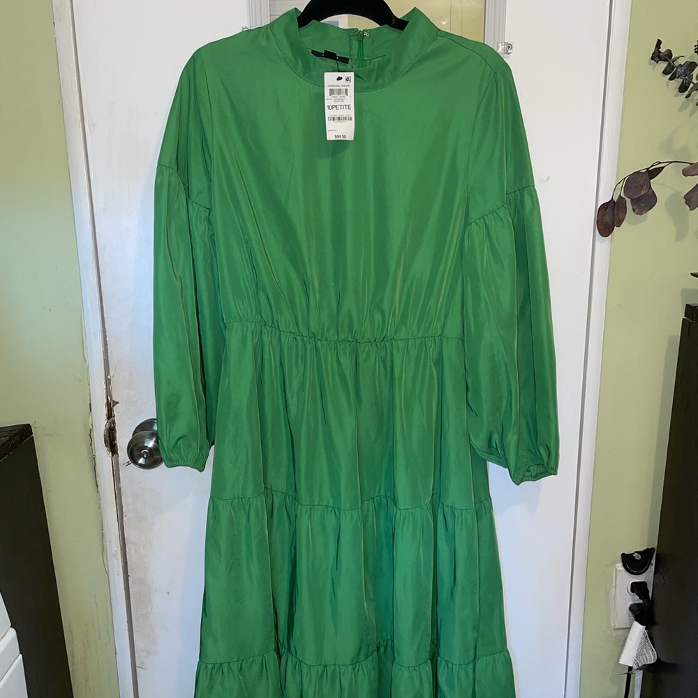 Kelly green dress